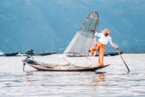 inle lake fisherman