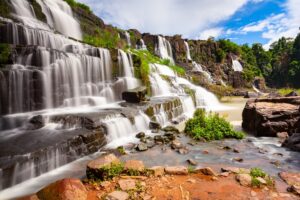 The Pongour waterfall, Da Lat, Vietnam